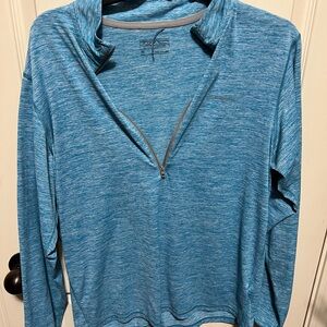 Patagonia Teal Heathered Pullover medium